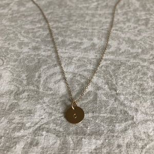 Initial C necklace